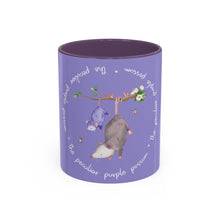 Load image into Gallery viewer, Peculiar Purple Possum Coffee Mug - Playful Animal Mug, Gift for Animal Lovers, Cute Kitchen Decor, Fun Tea Mug, Personalized Gift