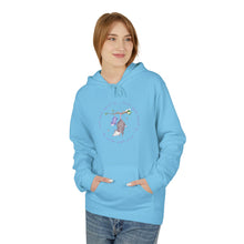 Load image into Gallery viewer, Cozy Fleece Hoodie - Purple Possum Design, Unisex Pullover, Perfect Gift, Casual Wear, Fall Fashion