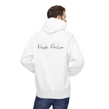 Load image into Gallery viewer, Cozy Fleece Hoodie - Purple Possum Design, Unisex Pullover, Perfect Gift, Casual Wear, Fall Fashion