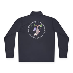 Purple Possum Quarter-Zip Pullover