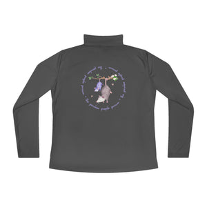 Purple Possum 1/4 Zip Pullover in Women’s Sizes