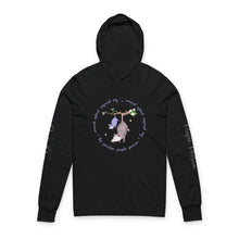 Load image into Gallery viewer, Charming Hooded Long Sleeve Tee for Nature Lovers, Cute Animal Artwork, Perfect Gift for Friends, Eco-Friendly Apparel, Relaxing Casual Wear