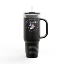 Load image into Gallery viewer, Insulated Travel Mug with Adorable Purple Possum Logo