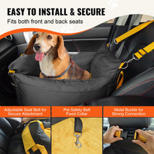 Load image into Gallery viewer, Pet Car Seat For Small Animals Up To 25lbs Black
