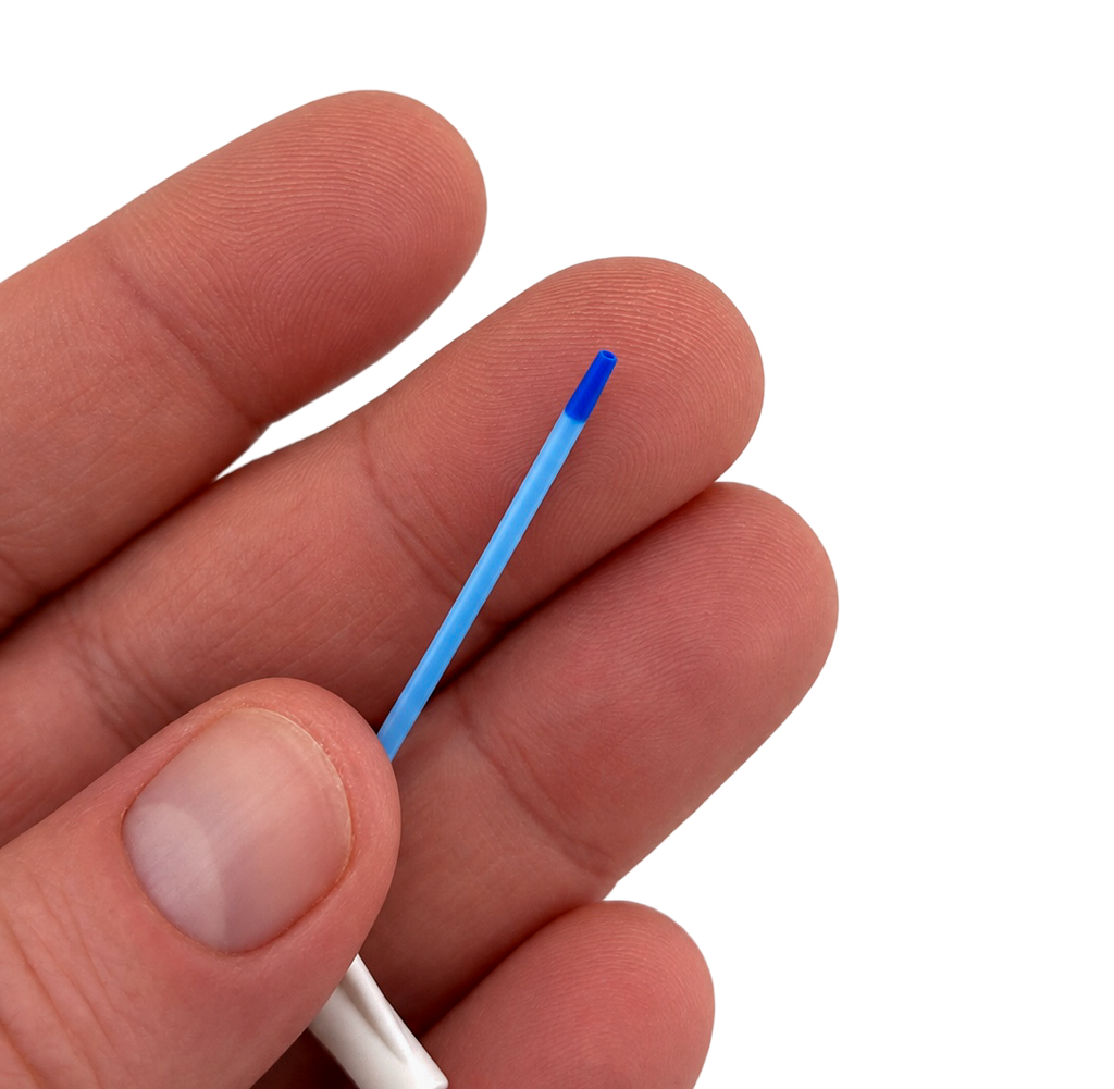 Lumenline Size 4 soft flex tip shown from the side.